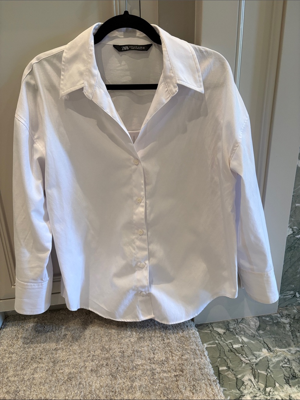 Zara Women’s White Button Down - Picture 1 of 4
